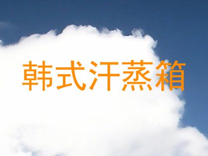 韩式汗蒸箱