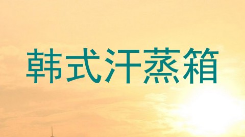 韩式汗蒸箱