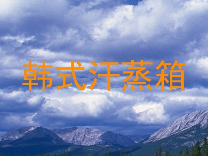 韩式汗蒸箱