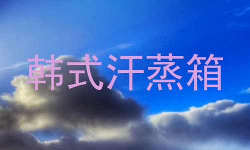 韩式汗蒸箱
