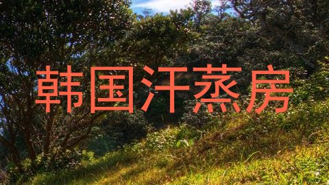 韩国汗蒸房