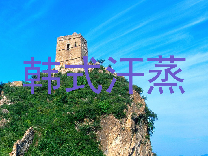 韩式汗蒸