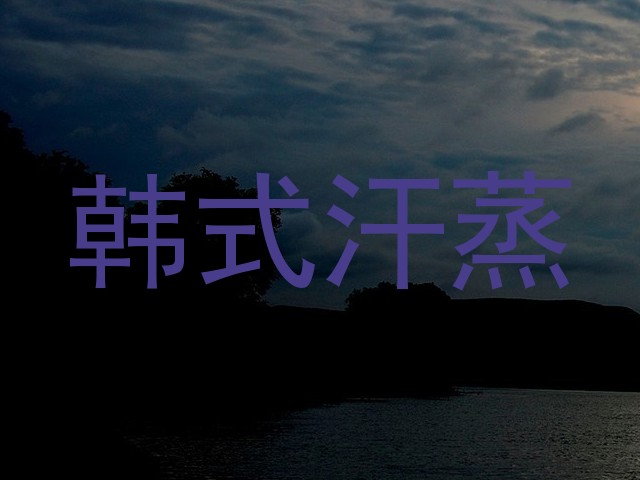 韩式汗蒸