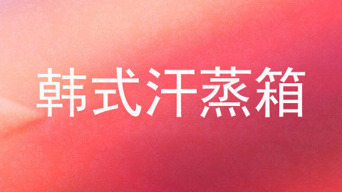 韩式汗蒸箱