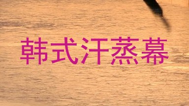 韩式汗蒸幕