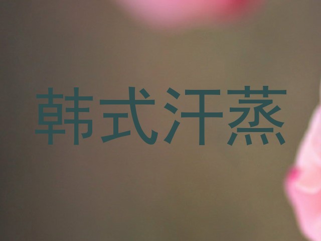 韩式汗蒸