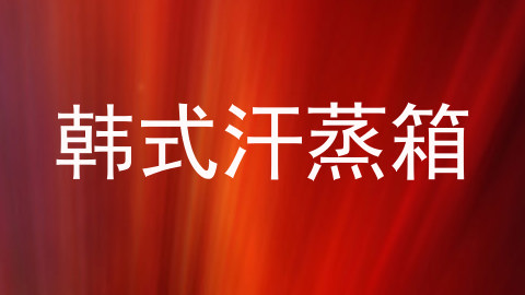 韩式汗蒸箱