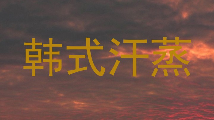韩式汗蒸