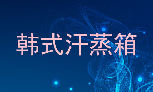 韩式汗蒸箱