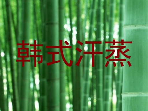 韩式汗蒸