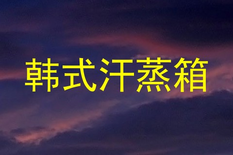 韩式汗蒸箱