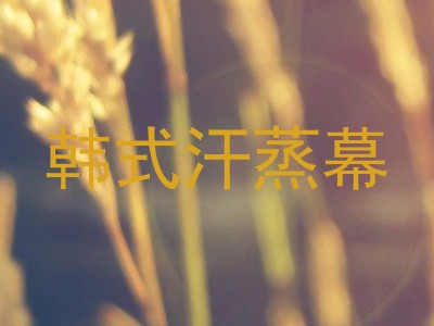 韩式汗蒸幕