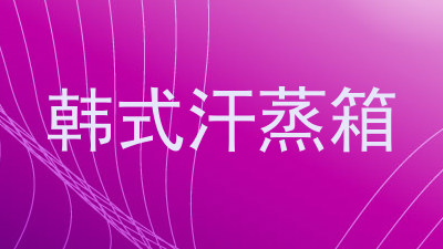 韩式汗蒸箱