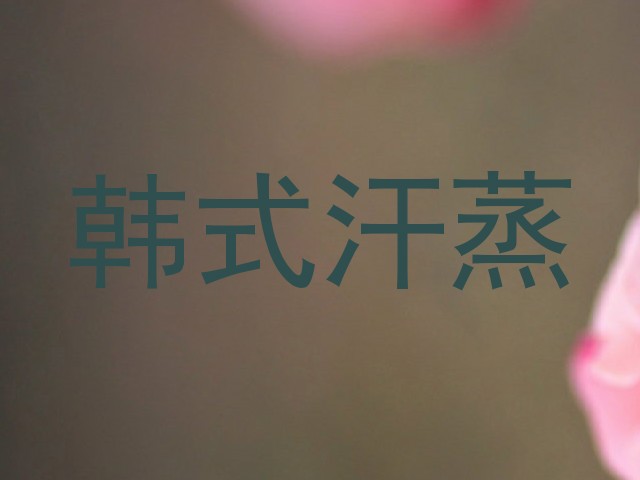 韩式汗蒸