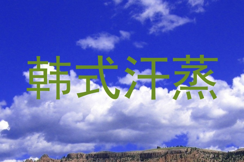 韩式汗蒸