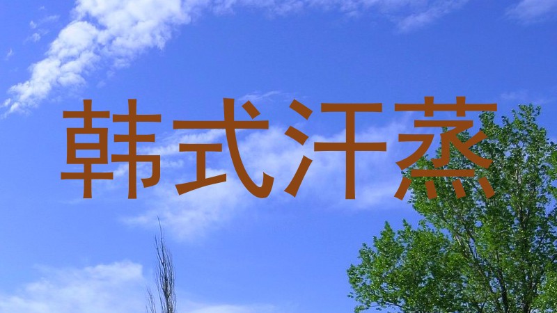 韩式汗蒸