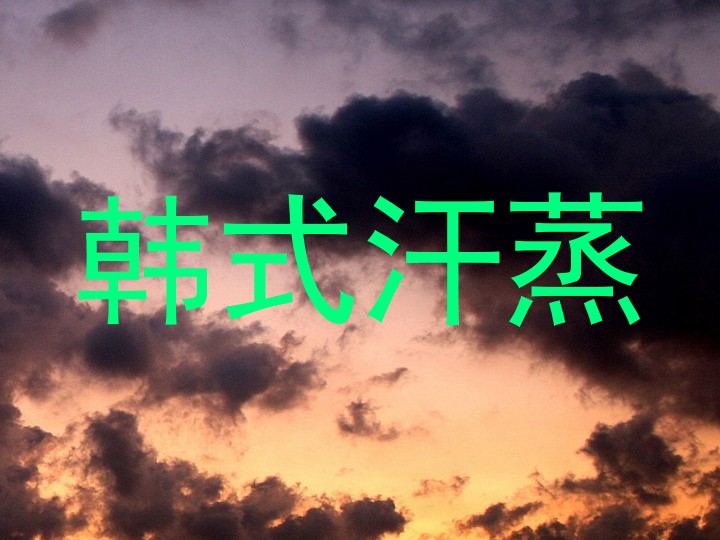 韩式汗蒸