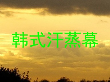 韩式汗蒸幕