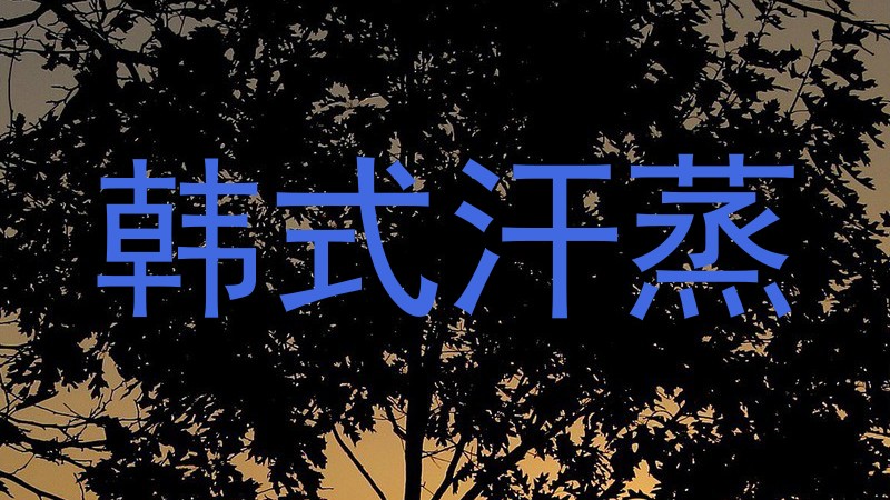韩式汗蒸