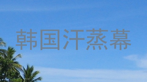 韩国汗蒸幕