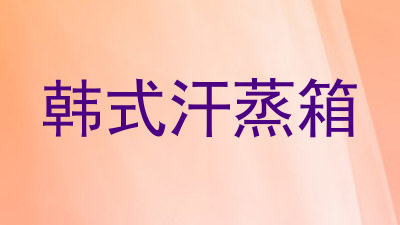 韩式汗蒸箱