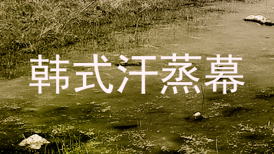 韩式汗蒸幕