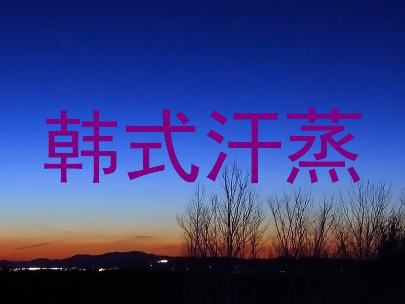 韩式汗蒸