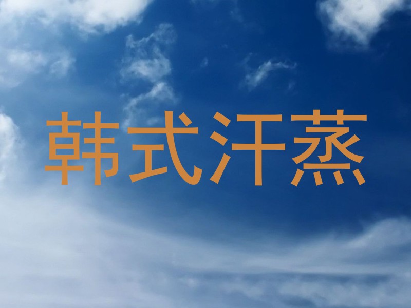 韩式汗蒸