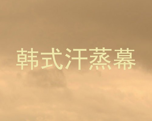 韩式汗蒸幕