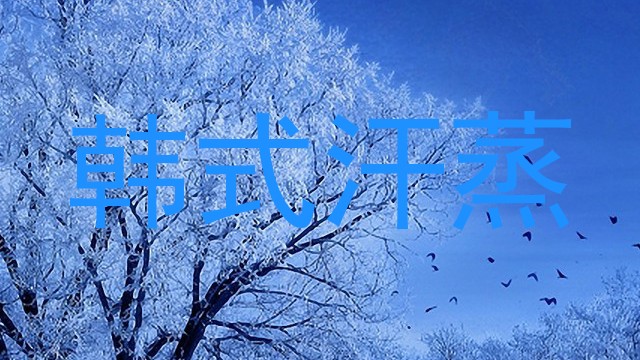 韩式汗蒸