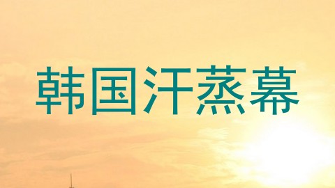韩国汗蒸幕
