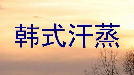 韩式汗蒸