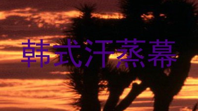 韩式汗蒸幕