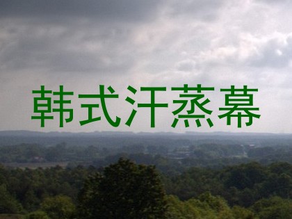 韩式汗蒸幕
