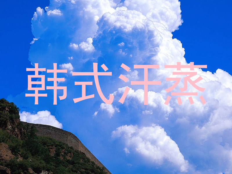 韩式汗蒸