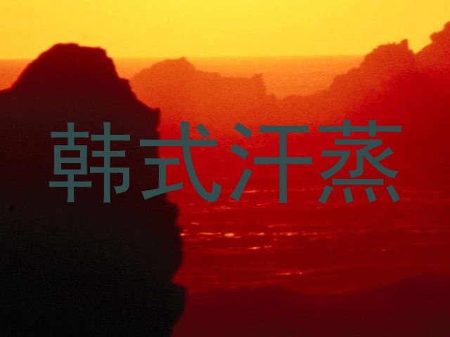 韩式汗蒸