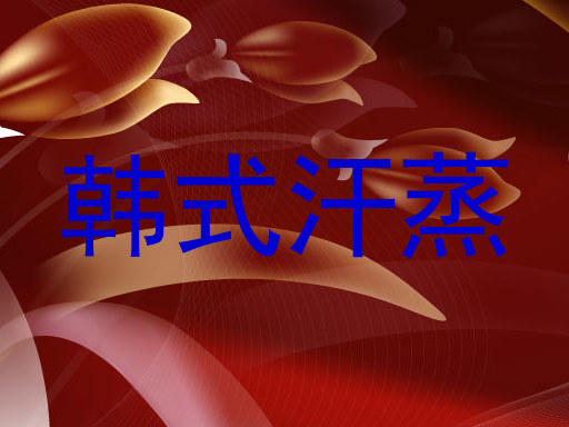 韩式汗蒸