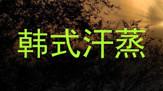韩式汗蒸