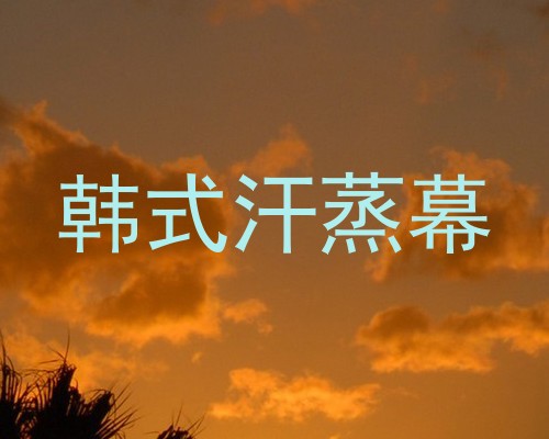韩式汗蒸幕