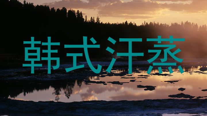 韩式汗蒸