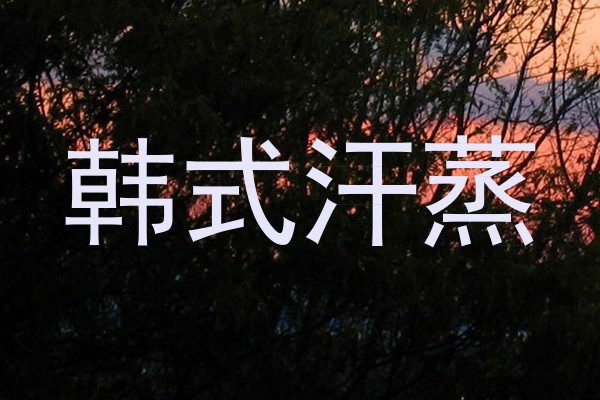 韩式汗蒸