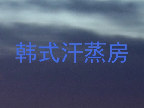 韩式汗蒸房
