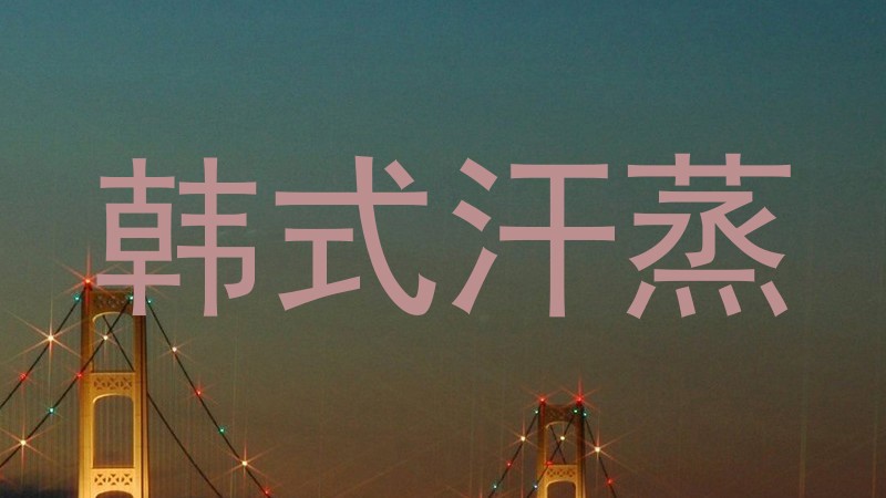 韩式汗蒸