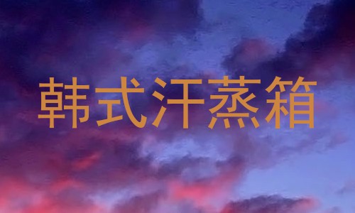韩式汗蒸箱