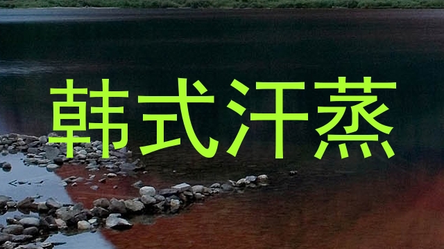 韩式汗蒸