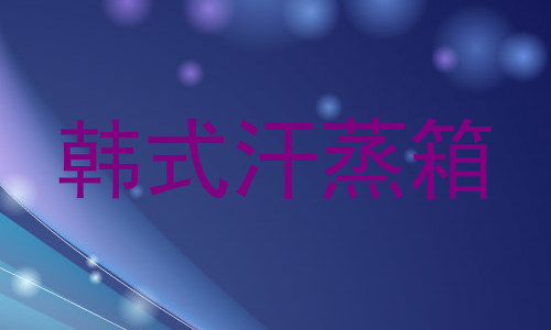 韩式汗蒸箱