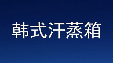 韩式汗蒸箱