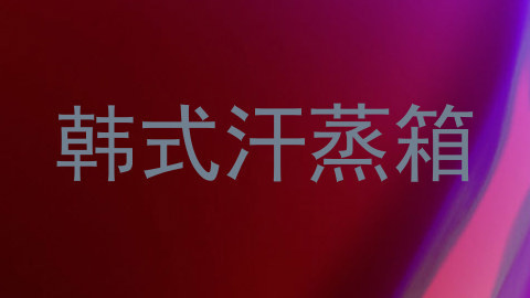 韩式汗蒸箱