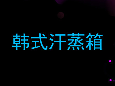 韩式汗蒸箱