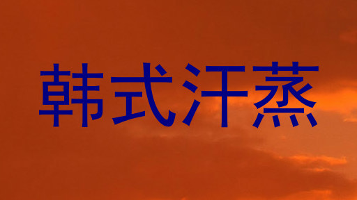 韩式汗蒸